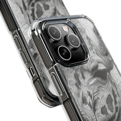 Swirling Giraffe Art iPhone 14 - Impact Clear+