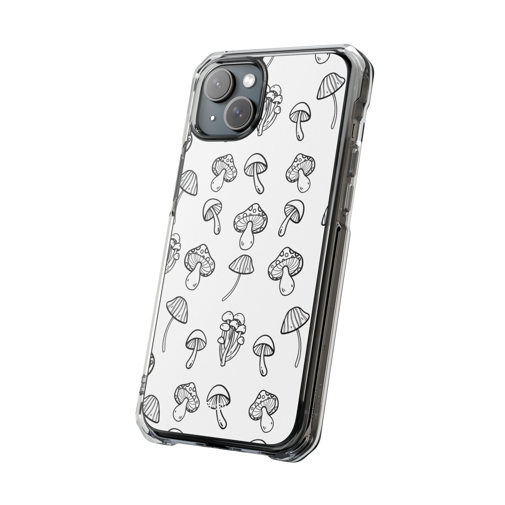 Mushroom Line Play iPhone Case - Impact