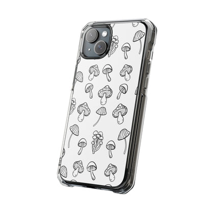 Mushroom Line Play iPhone Case - Impact