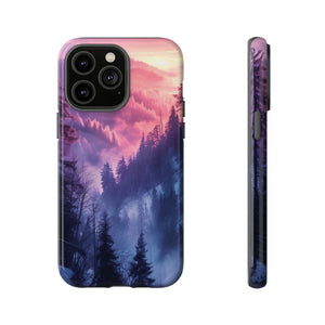 Forest Mountain Pastel Dream - Protective Phone Case