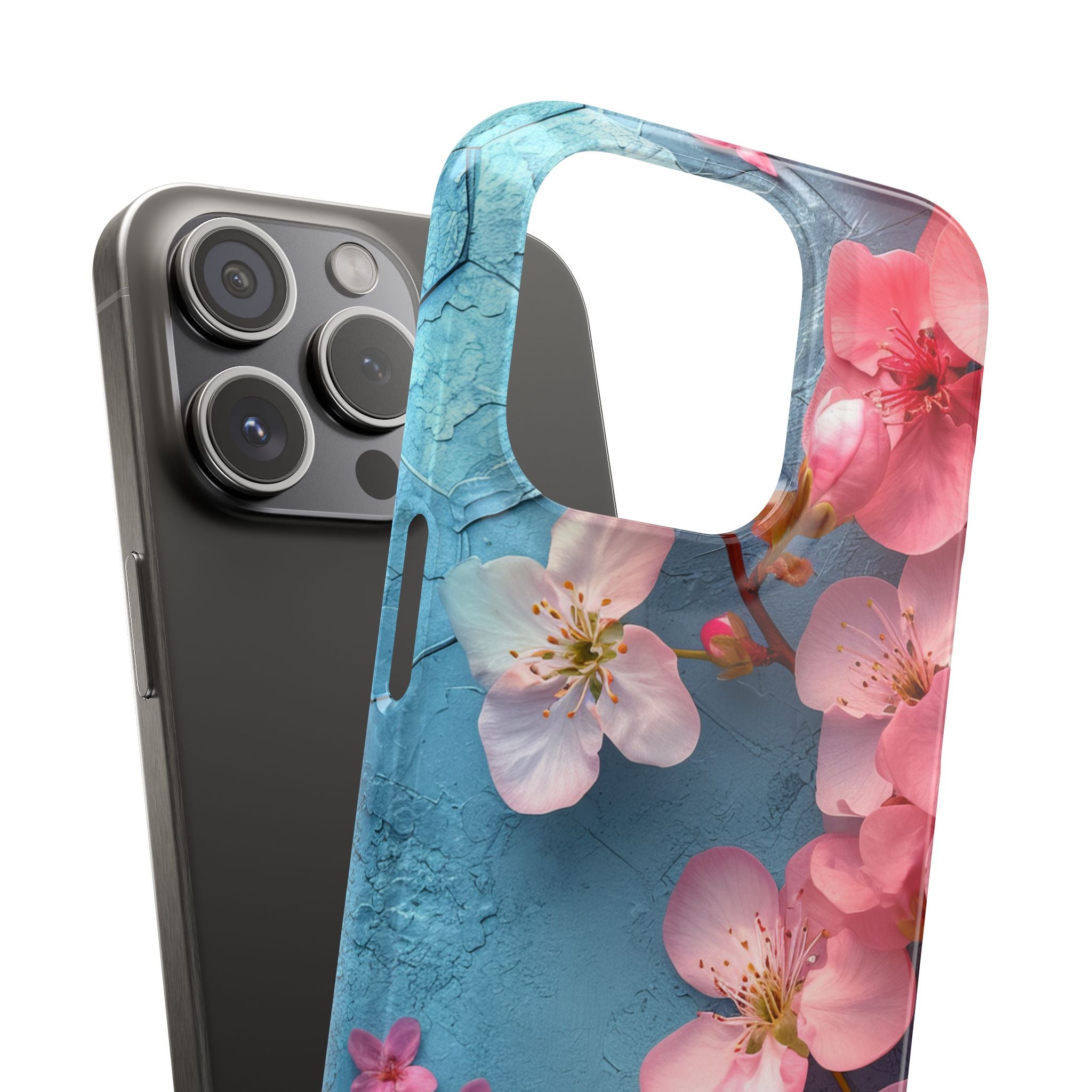 Blossom Serenity Case - Slim iPhone 15 Phone Case