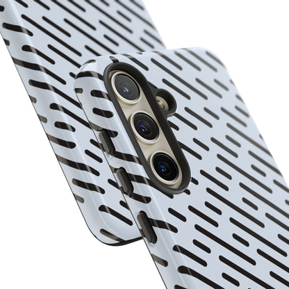 Monochrome Dash - Protective Phone Case