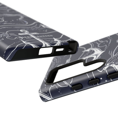 Gradient Anchorflow Waves Samsung S24 - Tough Phone Case