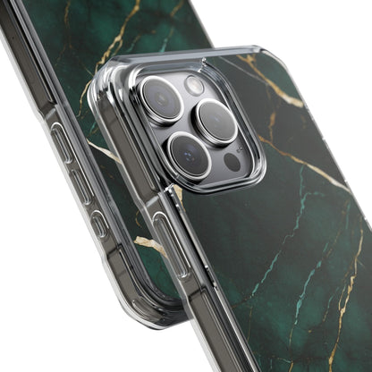 Emerald Veins Flow iPhone Case - Impact