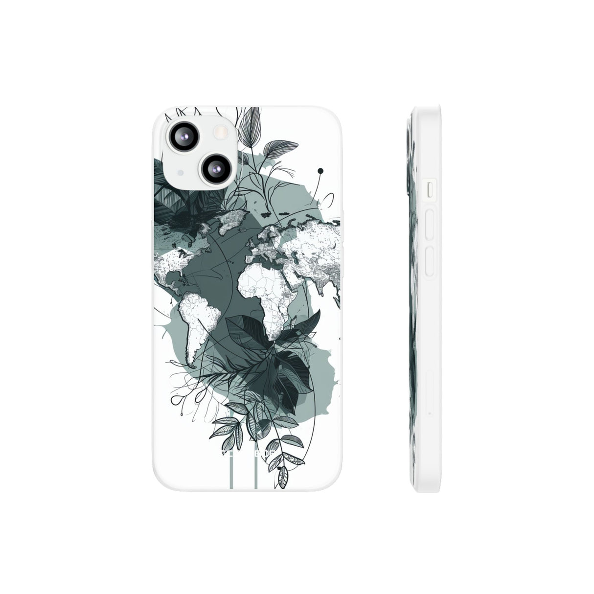 Botanical Cartography | Flexible Phone Case for iPhone