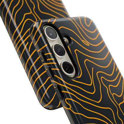 Linear Yellow Chic - Protective Phone Case