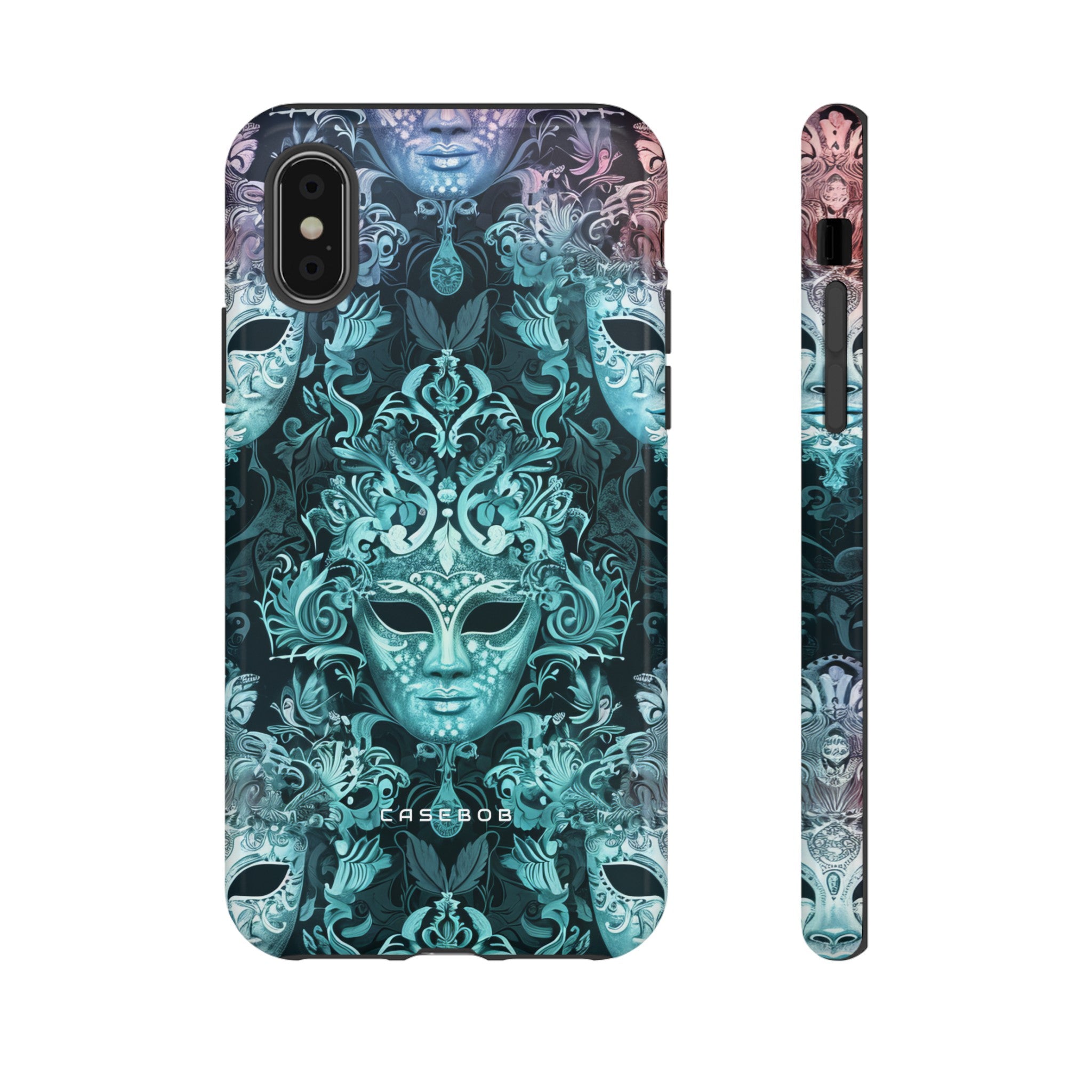 Venetian Mask Pastel Elegance - Protective Phone Case