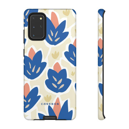 Blue Happy Flower - Protective Phone Case