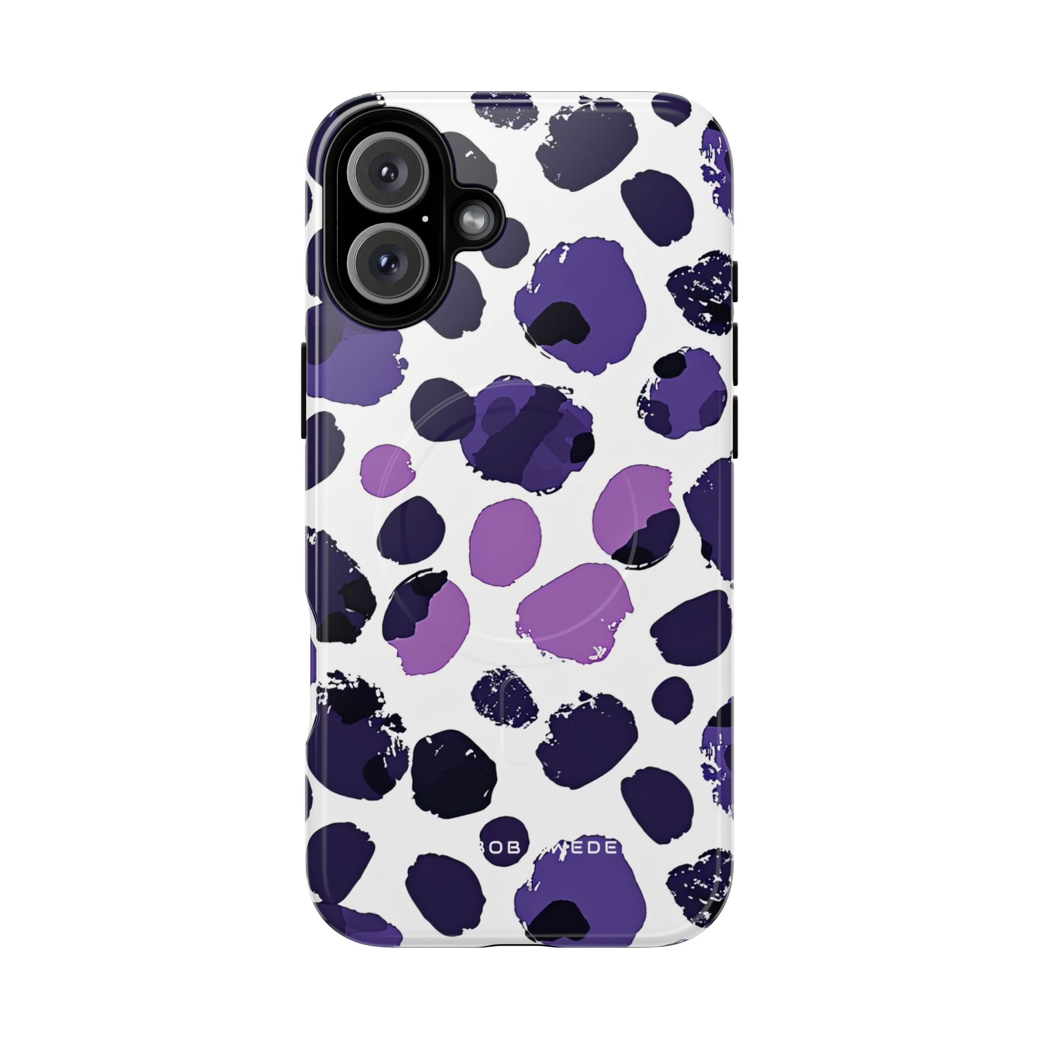 Purple Inkblots iPhone 16 | Tough+ Phone Case