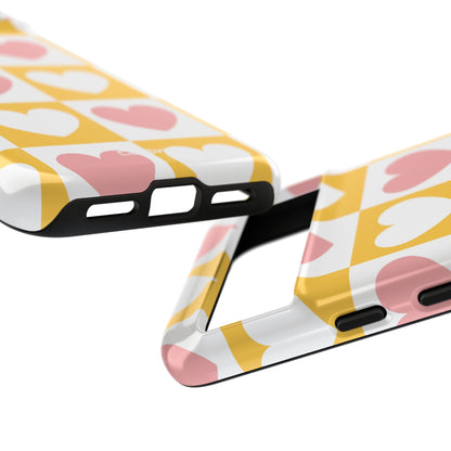 Heart Grid Harmony - Google Pixel Case