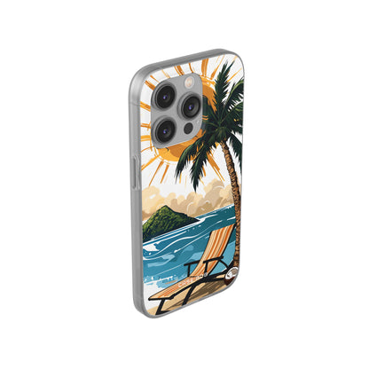 Sunny Palm Breeze iPhone 14 Pro Case - Soft