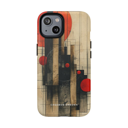 Vintage Geometric Harmony iPhone 14 | Tough+ Phone Case