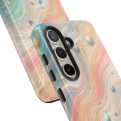 Iridescent Swirls Samsung S24 Case - Tough