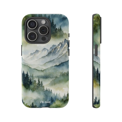 Misty Peaks Emerge - iPhone Case