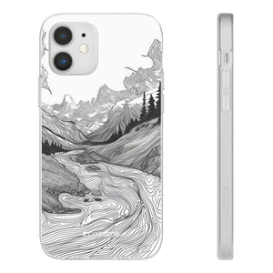 Monochrome Serenity | Flexible Phone Case for iPhone