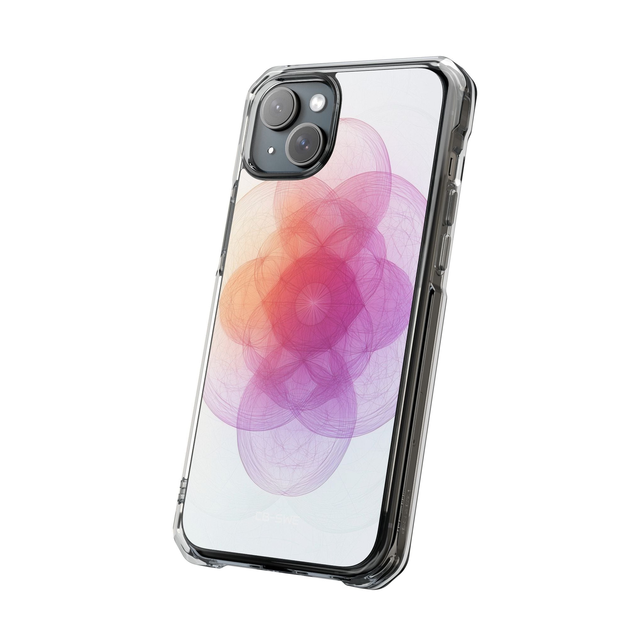 Radiant Circles Expand iPhone Case - Impact