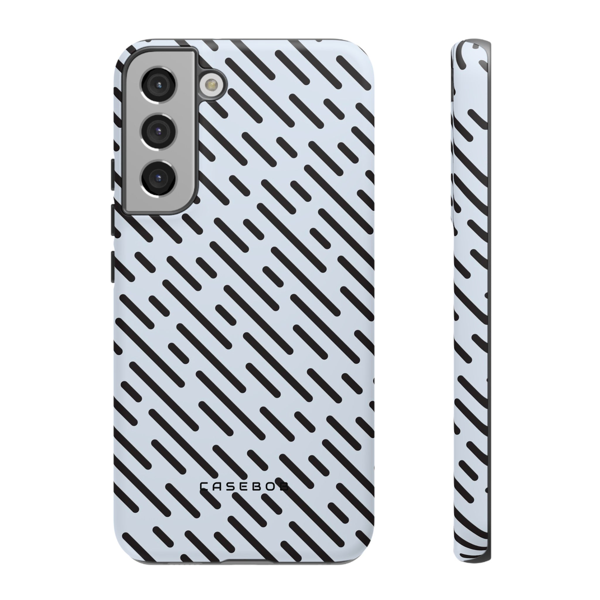 Monochrome Dash - Protective Phone Case