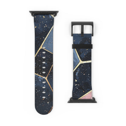 Golden Mosaic Navy - Watch Band
