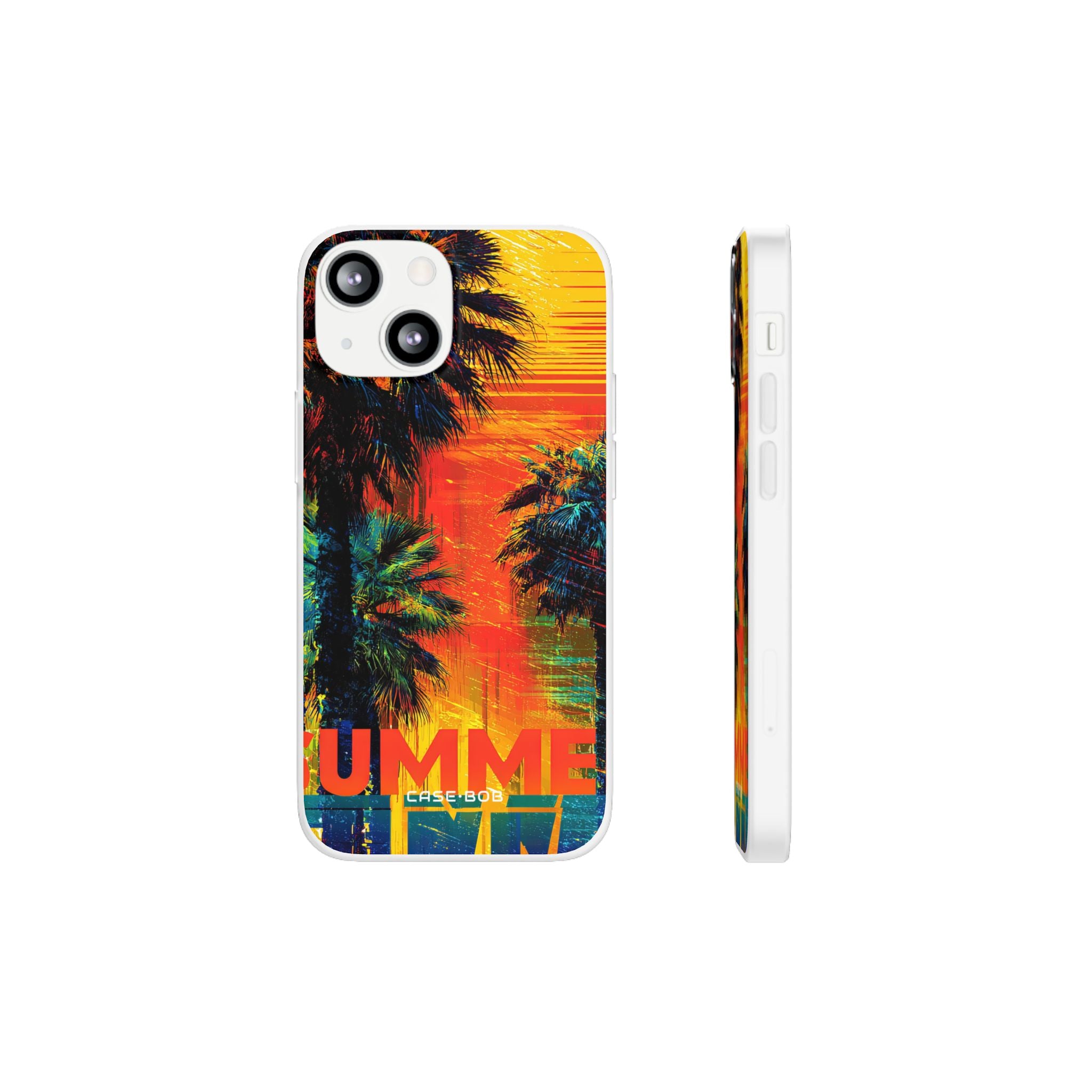 Tropical Sunburst iPhone 13 mini Case - Soft