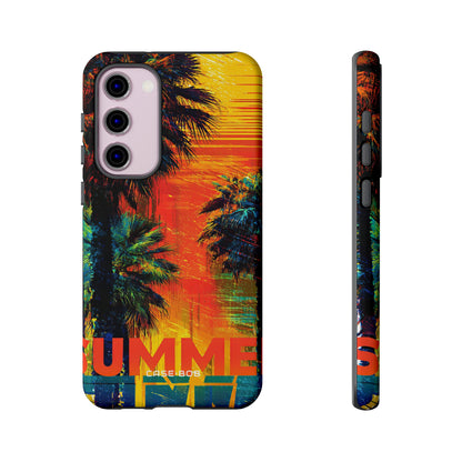 Tropical Sunburst Samsung S23 Plus Case - Tough