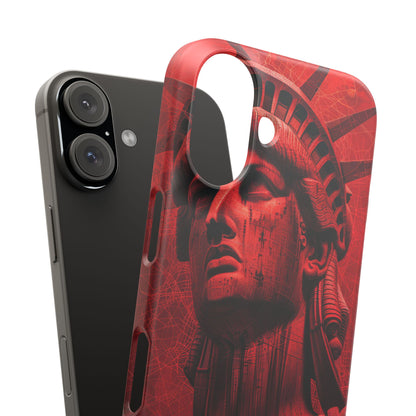 Zen Red Liberty Vision iPhone 16 - Slim Phone Case