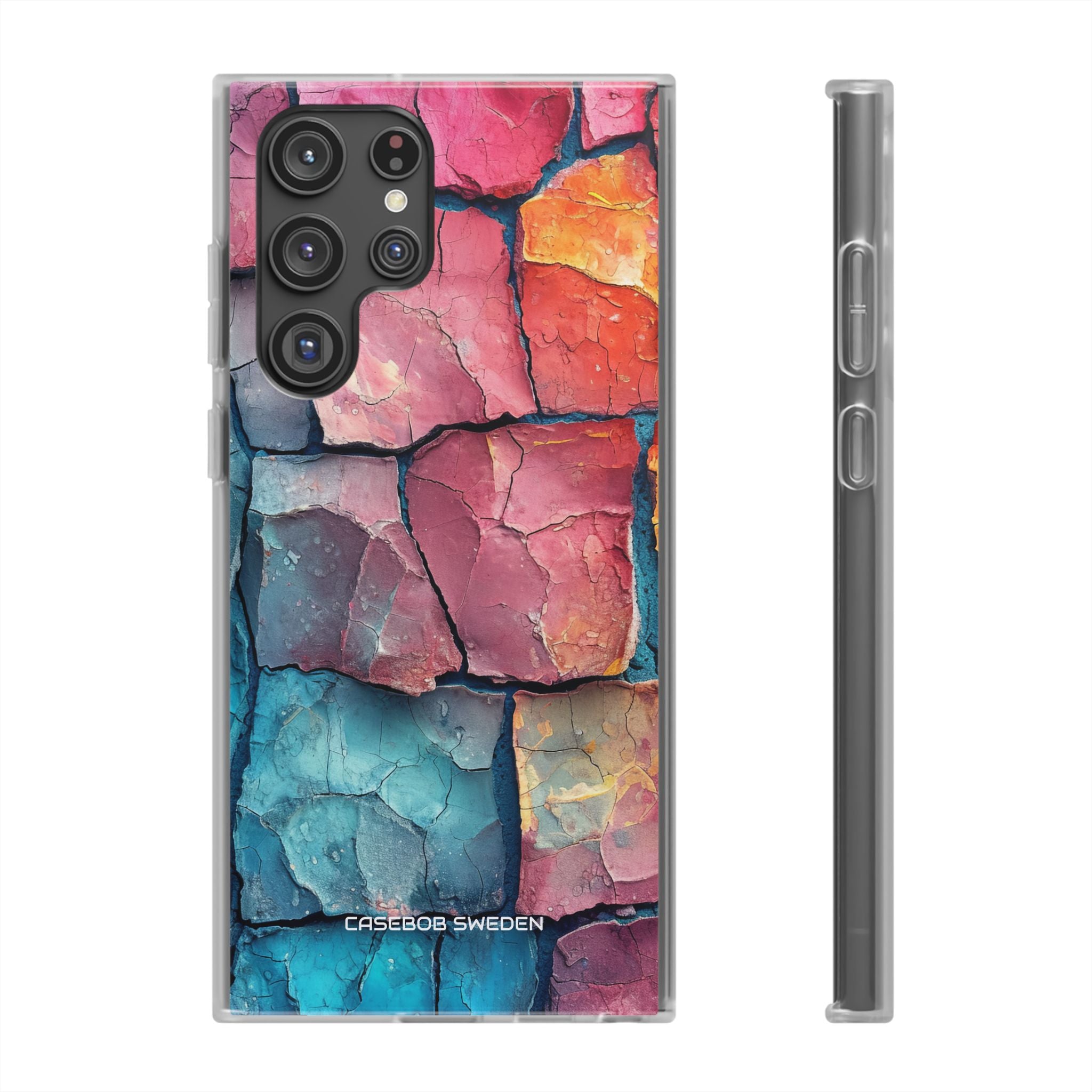 Cracked Earth Mosaic - Flexi Samsung S22 Phone Case