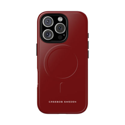 Maroon iPhone 16  Tough+ Phone Case