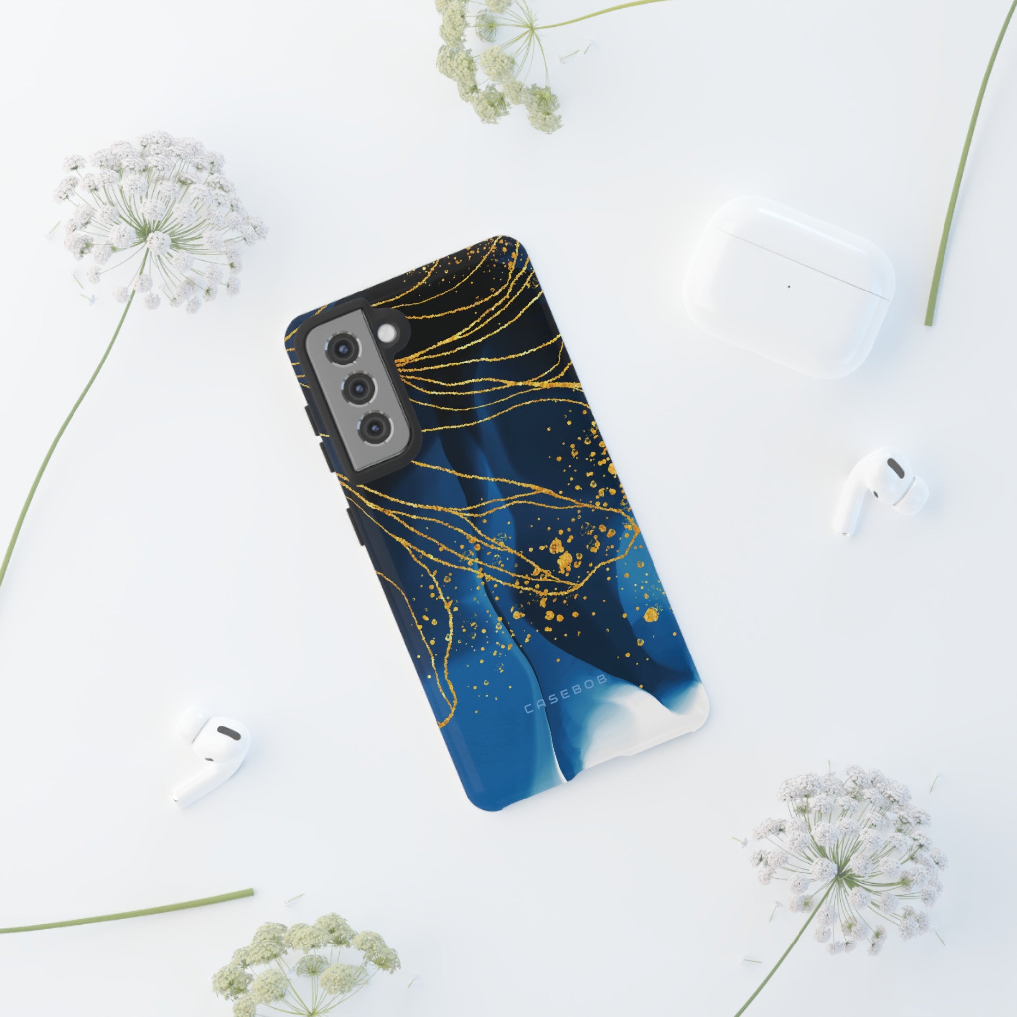 Blue Watercolor Art - Protective Phone Case