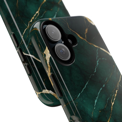 Emerald Veins Flow - iPhone Case