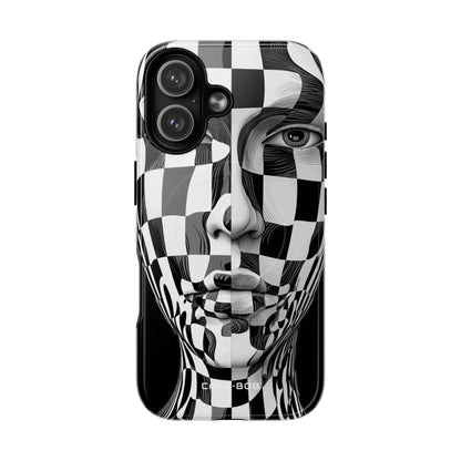 Checkered Face iPhone 17 Case - Tough+