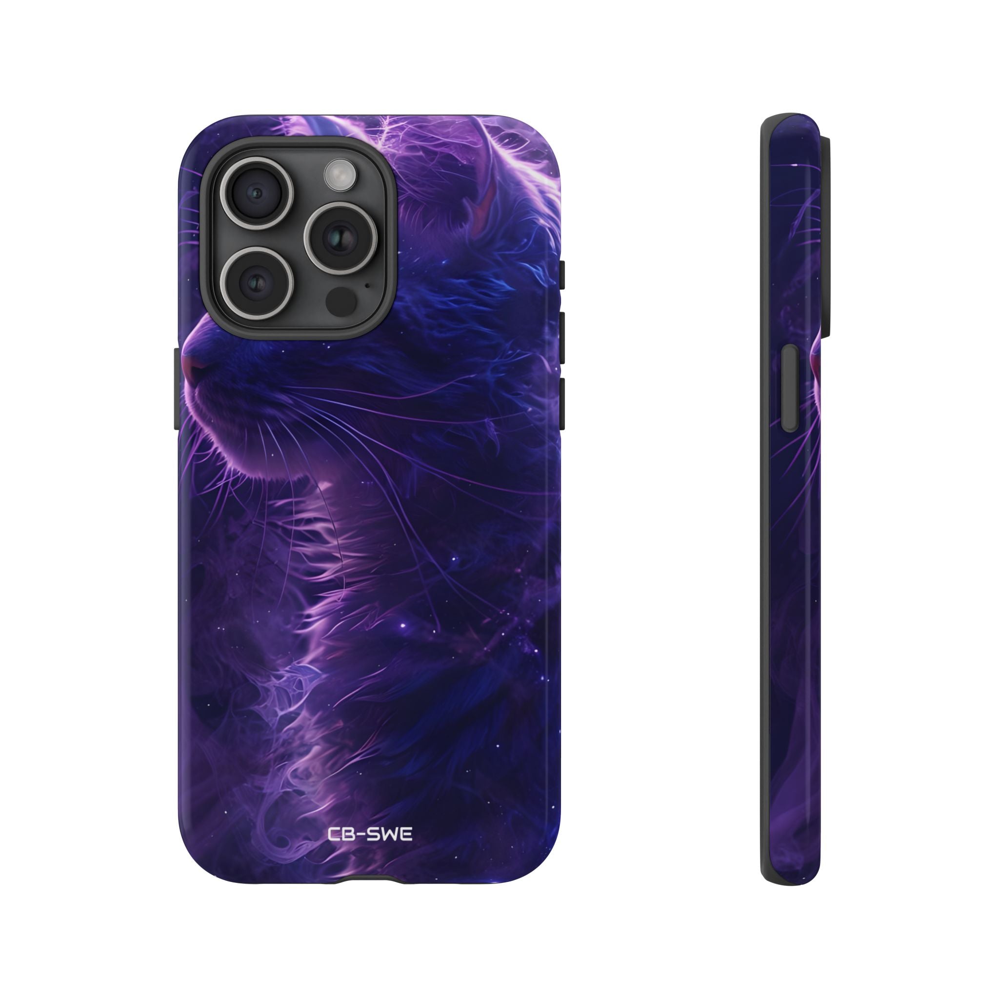 Mystical Starlit Cat - iPhone Case