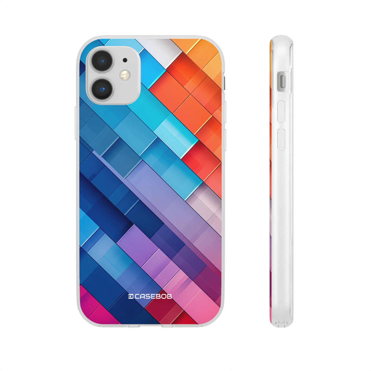 Realistisches Pantone-Spektrum | Handyhülle für iPhone (Flexible Hülle)