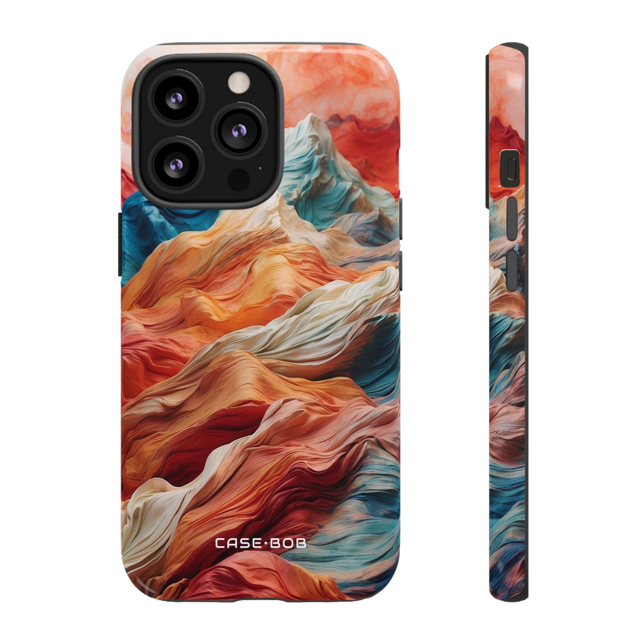 Fabric Peaks Cream iPhone 13 Pro Case - Tough