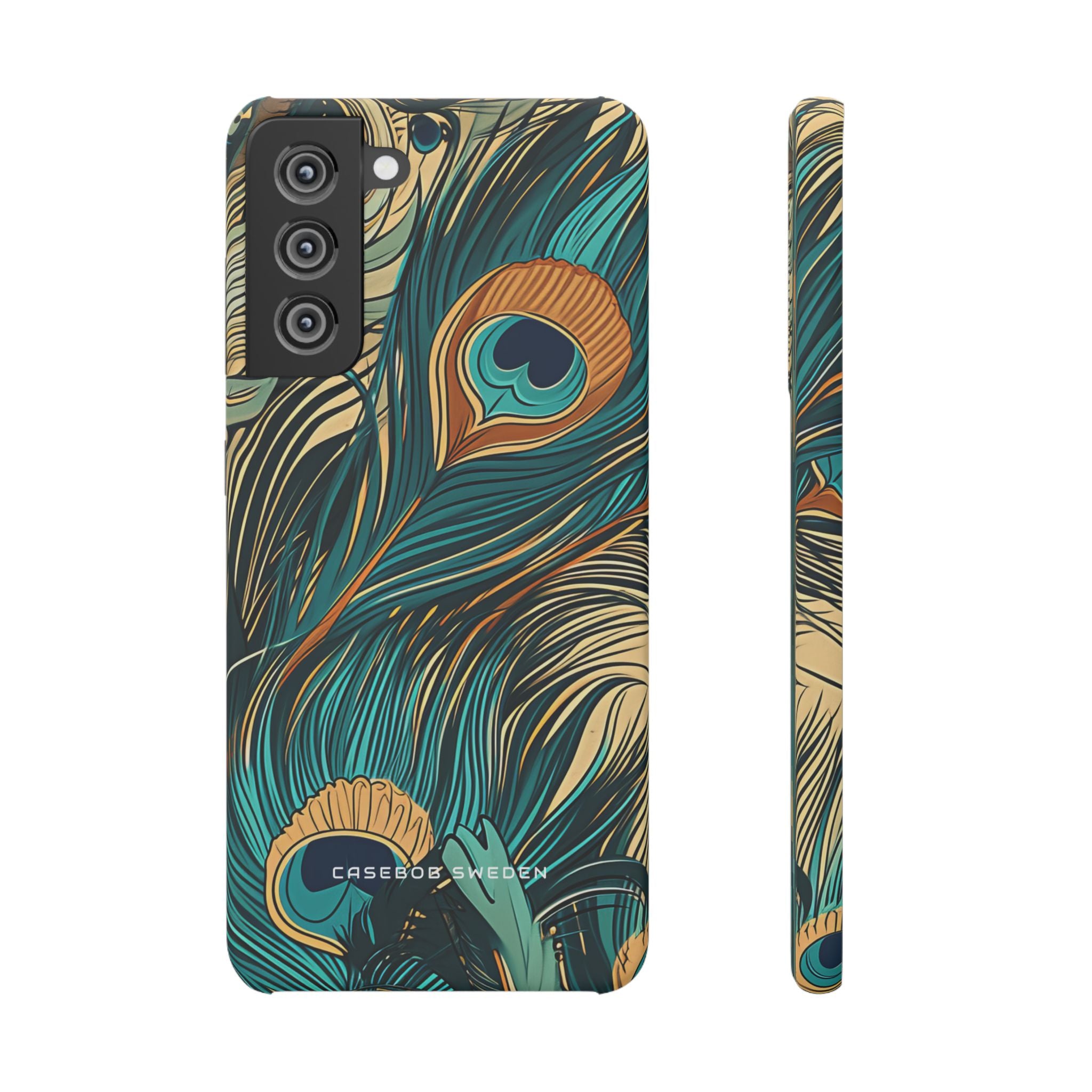 Art Nouveau Peacock Elegance Samsung S21 - Slim Phone Case