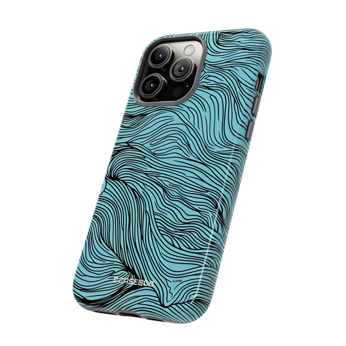 Wavy Serenity | Protective Phone Case for iPhone