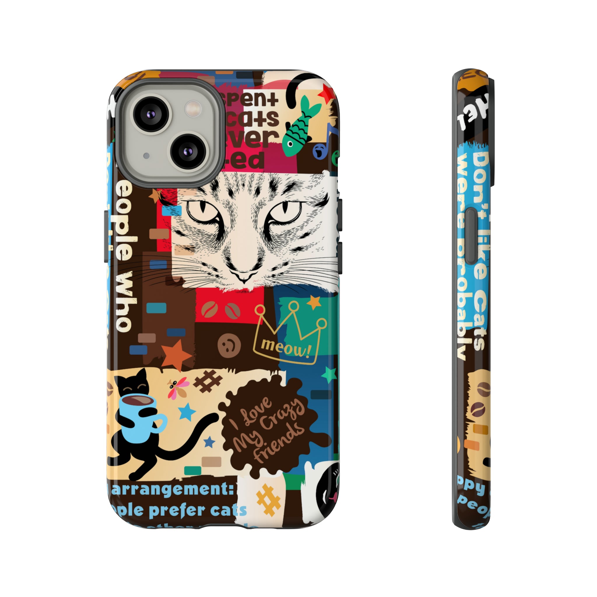 Cat Collage - Protective Phone Case