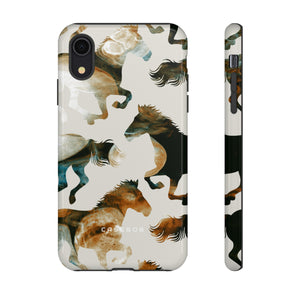 Tie Dye Horses - Protective Phone Case