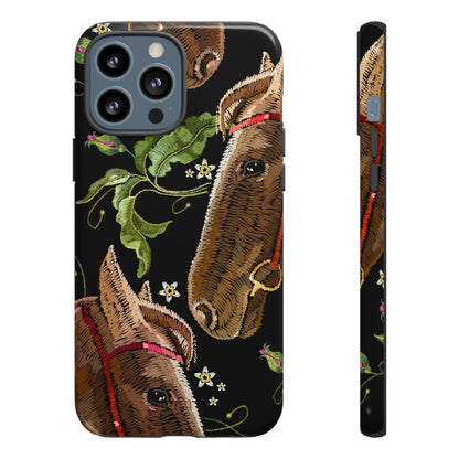 Horse Drawing - Protective Phone Case