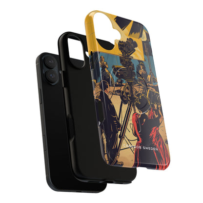 Golden Era Cinematic Spotlight iPhone 16 | Tough+ Phone Case