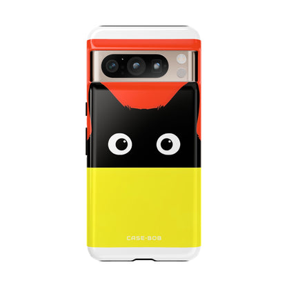 Peekaboo Cat Crimson Google Pixel 8 Pro Case - Tough