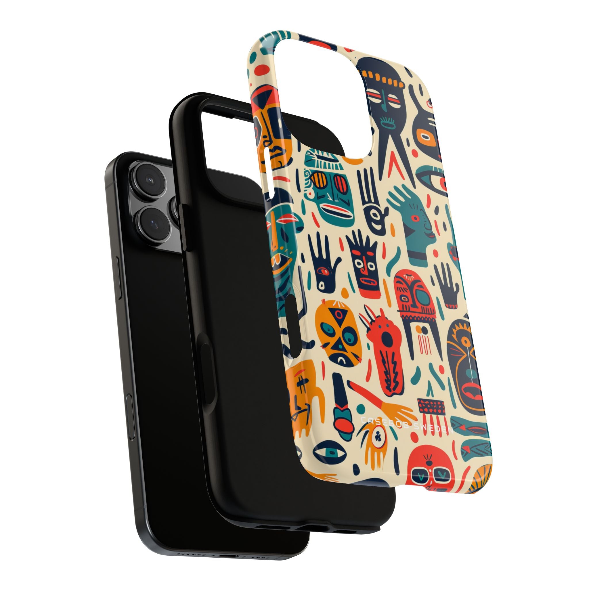 Gradient Tribalscape Vibrance iPhone 16 - Tough Phone Case