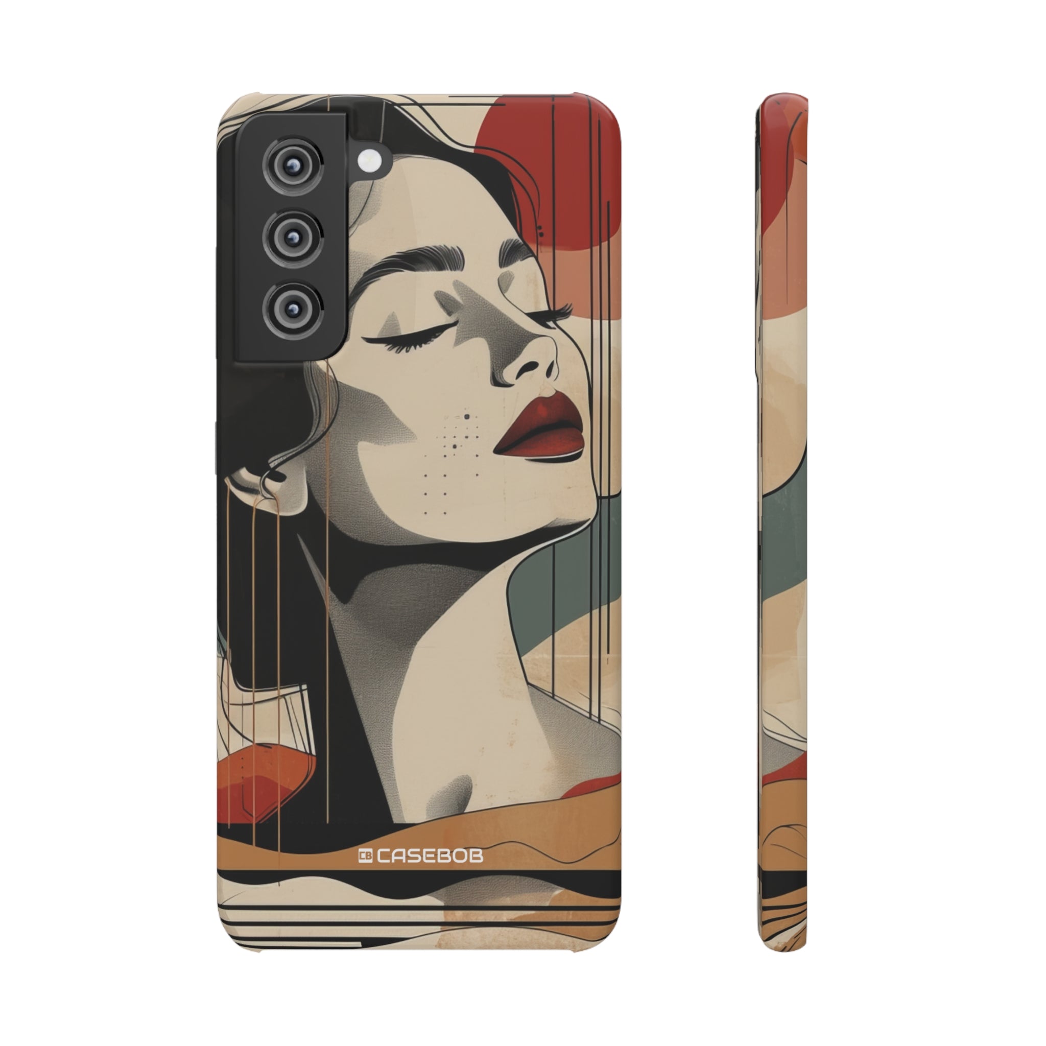 Geometric Serenity | Slim Phone Case for Samsung