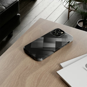 Gradient Grey Shades - Protective Phone Case