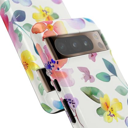 Whimsical Watercolor Florals - Google Pixel Case