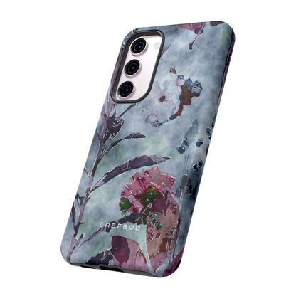 Monochrome Roses, Peonies & Asters - Protective Phone Case