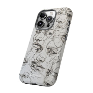 Ethereal Faces | Protective Phone Case for iPhone