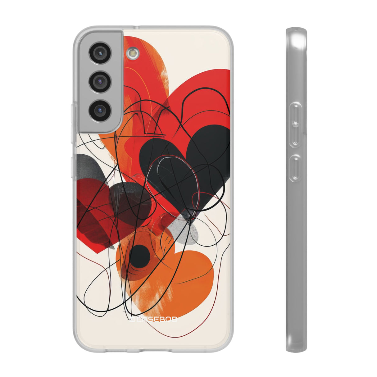 Fiery Hearts | Flexible Phone Case for Samsung Galaxy