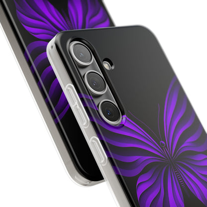 Violet Monarch Samsung S24 Plus Case - Soft