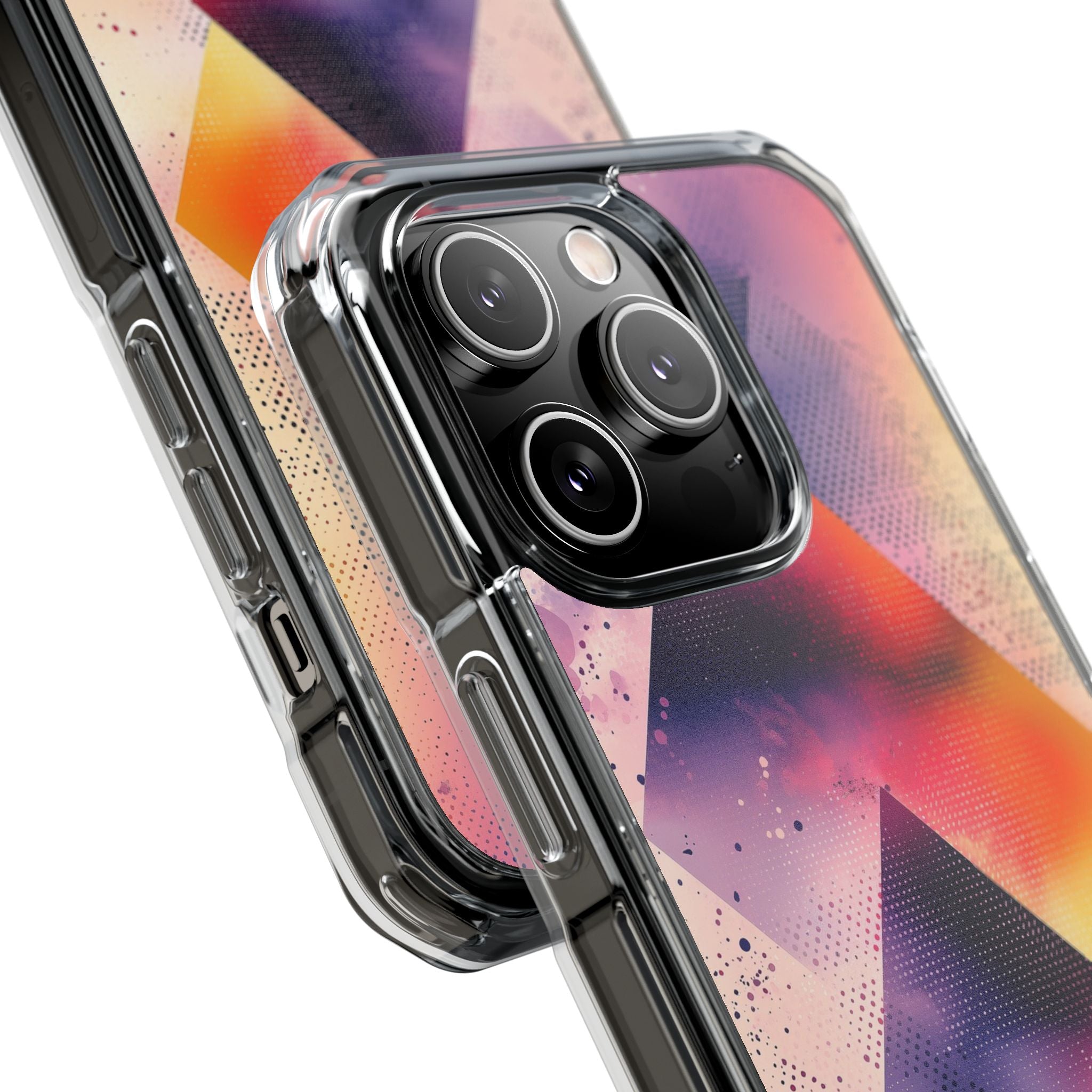 Vivid Triangles Ascend iPhone Case - Impact