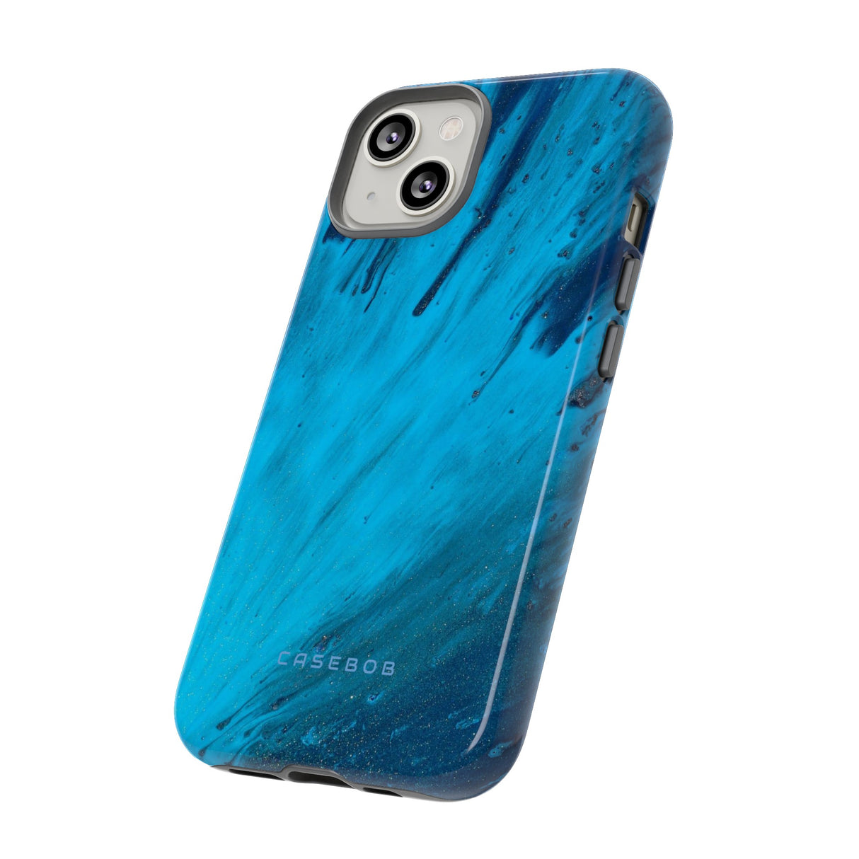 Light Blue Ink Art | Phone Case